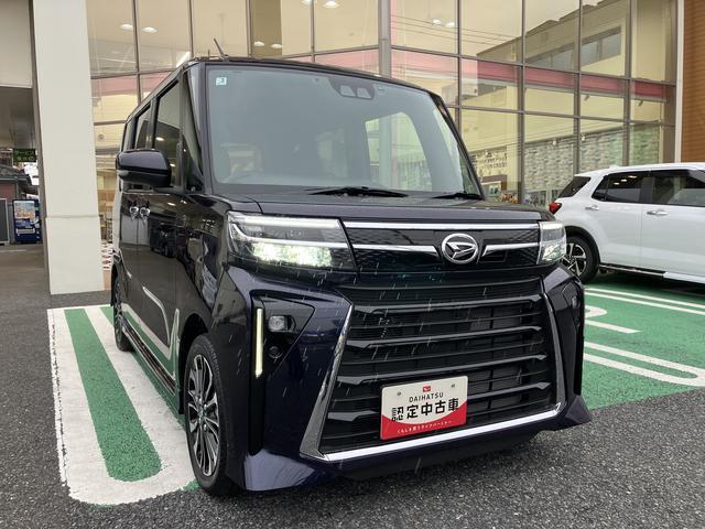 タントカスタムRS カーナビ ETC ドライブレコーダー保証 新車保証・まごころ保証 1年間・走行距離無制限付き 純正7インチエントリーナビ ETC車載器 ナビ連動前後録画ドライブレコーダー 両側電動スライドドア ターボ LEDヘッドライト キーフリー(東京都)の中古車