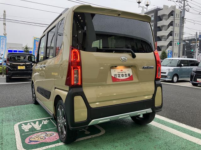 タントファンクロスターボ　７インチ純正ナビ　前後ドラレコ　ＥＴＣ保証　新車保証・まごころ保証　１年間・走行距離無制限付き　７インチ純正ナビ　前後ドライブレコーダー　ＥＴＣ　バックカメラ　スマートアシスト　クリアランスソナー　電動スライドドア　ＬＥＤヘッドライト（東京都）の中古車