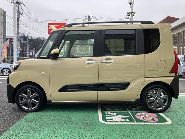 タントファンクロスターボ　７インチ純正ナビ　前後ドラレコ　ＥＴＣ保証　新車保証・まごころ保証　１年間・走行距離無制限付き　７インチ純正ナビ　前後ドライブレコーダー　ＥＴＣ　バックカメラ　スマートアシスト　クリアランスソナー　電動スライドドア　ＬＥＤヘッドライト（東京都）の中古車