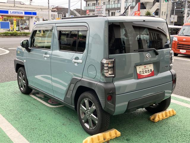 タフトＧターボ　カーナビ　ＥＴＣ　ドライブレコーダー中古車保証・距離無制限、１年付き　純正９インチスタイリッシュナビ　ＥＴＣ車載器　パノラマモニター　ナビ連動前後録画ドライブレコーダー　フロントシートヒーター　キーフリ　アダプティブクルーズコントロール（東京都）の中古車