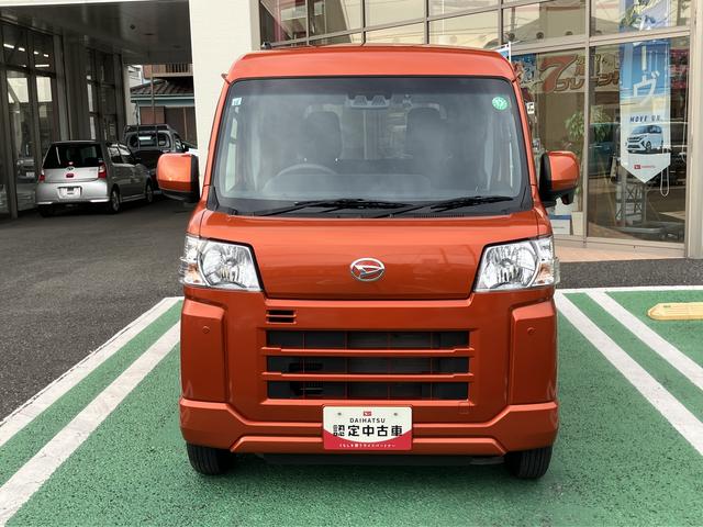 ハイゼットカーゴクルーズターボ　カーナビ　ＥＴＣ　ドライブレコーダー中古車保証・距離無制限、１年付き　純正７インチスタンダードナビ　バックモニター　ナビ連動前後録画ドライブレコーダー　ＥＴＣ車載器　エンジンプッシュスタート　電動格納ミラー　ハロゲンヘッドライト（東京都）の中古車