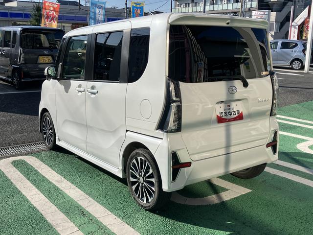 タントカスタムRSスタイルセレクション カーナビ ETC ドラレコ保証 まごころ保証 1年間・走行距離無制限付き 純正9インチスタイリッシュナビ パノラマモニター ETC車載器 社外ドライブレコーダー アダプティブクルーズコントロール ターボ 両側電動スライドドア(東京都)の中古車