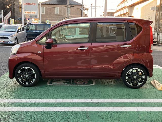 ムーヴXターボ カーナビ ETC ドライブレコーダー中古車保証・距離無制限、1年付き 純正7インチカーナビ ETC車載器 前方録画ドライブレコーダー オートエアコン エンジンプッシュスタート USBチャージャー 電動格納ミラー カーペットマット(東京都)の中古車