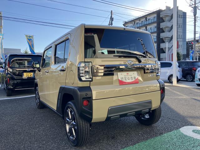 タフトＧ　ダーククロムベンチャー　フロントシートヒーター中古車保証・距離無制限、１年付き　オートライト　ＬＥＤヘッドライト　ＬＥＤフォグランプ　キーフリー　ホールド機能付き電動パーキングブレーキ　オートホールド　フロントシートヒーター　カーペットマット（東京都）の中古車