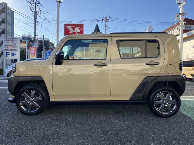 タフトＧ　ダーククロムベンチャー　フロントシートヒーター中古車保証・距離無制限、１年付き　オートライト　ＬＥＤヘッドライト　ＬＥＤフォグランプ　キーフリー　ホールド機能付き電動パーキングブレーキ　オートホールド　フロントシートヒーター　カーペットマット（東京都）の中古車