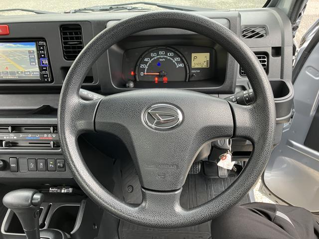 ハイゼットトラックエクストラＳＡIIIｔ　カーナビ　ＥＴＣ　ＬＥＤヘッドライト保証　まごころ保証　１年間・走行距離無制限付き　純正７インチエントリーナビ　バックモニター　ＥＴＣ車載器　ＬＥＤヘッドライト　リアコーナーセンサー　ＴＶキット　ＵＳＢチャージャー　アルミホイール（東京都）の中古車