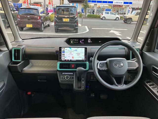 タントＸ　カーナビ　ＥＴＣ　ドライブレコーダー保証　まごころ保証　１年間・走行距離無制限付き　純正９インチスタイリッシュナビ　ＥＴＣ車載器　ナビ連動前後録画ドライブレコーダー　パノラマモニター　フロントシートヒーター　後席用シートテーブル（東京都）の中古車