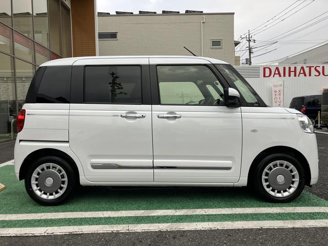 ムーヴキャンバスセオリーＧ　ディスプレイオーディオ　両側電動スライドドア保証　新車保証・まごころ保証　１年間・走行距離無制限付き　純正９インチディスプレイオーディオ　両側電動スライドドア　ほっとカップホルダー　ＬＥＤヘッドライト　カーペットマット　キーフリー（東京都）の中古車