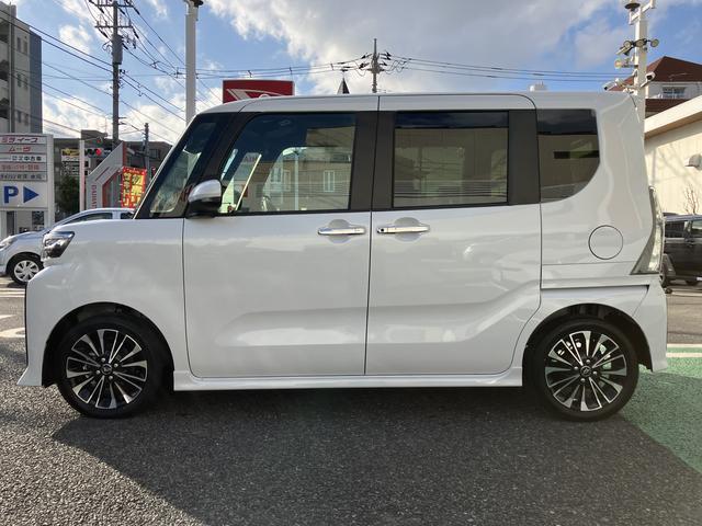 タントカスタムＲＳ　カーナビ　ＥＴＣ　ドライブレコーダー中古車保証・距離無制限、１年付き　純正７インチエントリーナビ　バックモニター　ＥＴＣ車載器　ナビ連動前後録画ドライブレコーダー　フロントシートヒーター　ＬＥＤヘッドライト　両側電動スライドドア　ターボ（東京都）の中古車