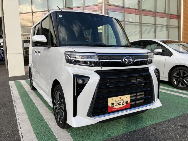 タントカスタムＲＳ　カーナビ　ＥＴＣ　ドライブレコーダー中古車保証・距離無制限、１年付き　純正７インチエントリーナビ　バックモニター　ＥＴＣ車載器　ナビ連動前後録画ドライブレコーダー　フロントシートヒーター　ＬＥＤヘッドライト　両側電動スライドドア　ターボ（東京都）の中古車