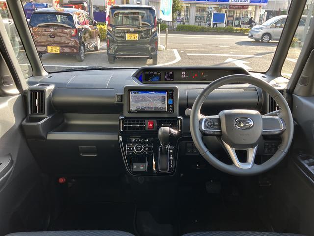 タントカスタムＲＳ　カーナビ　ＥＴＣ　ドライブレコーダー中古車保証・距離無制限、１年付き　純正７インチエントリーナビ　バックモニター　ＥＴＣ車載器　ナビ連動前後録画ドライブレコーダー　フロントシートヒーター　ＬＥＤヘッドライト　両側電動スライドドア　ターボ（東京都）の中古車