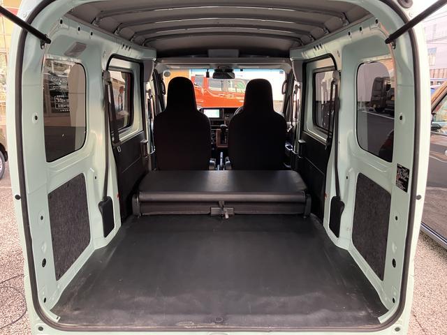 ハイゼットカーゴデラックス　カーナビ　ＥＴＣ　ドライブレコーダー保証　新車保証・まごころ保証　１年間・走行距離無制限付き　純正７インチスタンダードナビ　ＥＴＣ車載器　ナビ連動前後録画ドライブレコーダー　省力パック　ＬＥＤパック　キーフリー　電動格納ミラー（東京都）の中古車