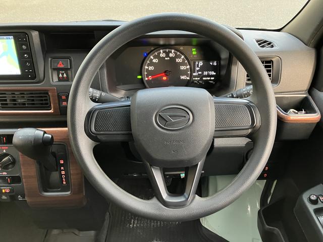 ハイゼットカーゴデラックス　カーナビ　ＥＴＣ　ドライブレコーダー保証　新車保証・まごころ保証　１年間・走行距離無制限付き　純正７インチスタンダードナビ　ＥＴＣ車載器　ナビ連動前後録画ドライブレコーダー　省力パック　ＬＥＤパック　キーフリー　電動格納ミラー（東京都）の中古車