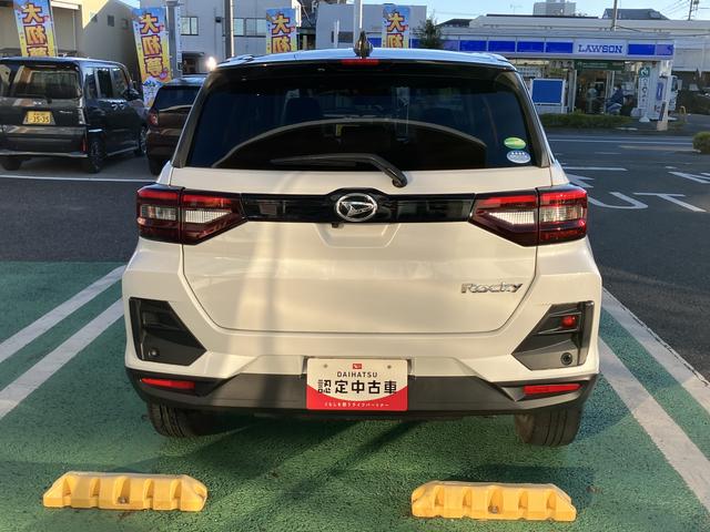 ロッキープレミアム　カーナビ　ＥＴＣ　ドライブレコーダー保証　新車保証・まごころ保証　１年間・走行距離無制限付き　純正９インチプレミアムメモリーナビ　ＥＴＣ車載器　ナビ連動前後録画ドライブレコーダー　パノラマモニター　フロントシートヒーター　ターボ（東京都）の中古車