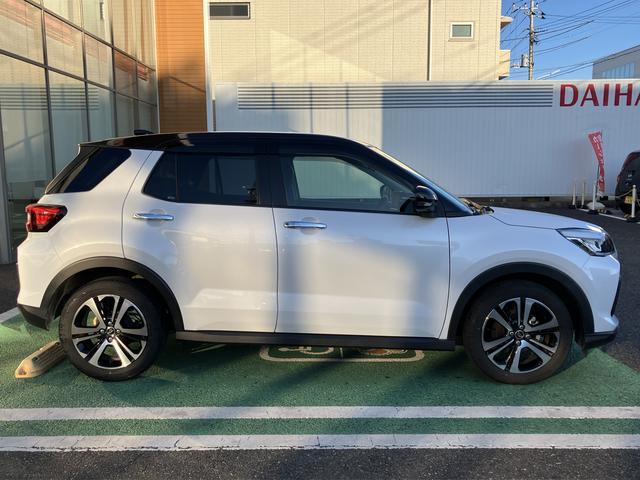 ロッキープレミアム　カーナビ　ＥＴＣ　ドライブレコーダー保証　新車保証・まごころ保証　１年間・走行距離無制限付き　純正９インチプレミアムメモリーナビ　ＥＴＣ車載器　ナビ連動前後録画ドライブレコーダー　パノラマモニター　フロントシートヒーター　ターボ（東京都）の中古車