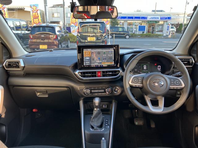 ロッキープレミアム　カーナビ　ＥＴＣ　ドライブレコーダー保証　新車保証・まごころ保証　１年間・走行距離無制限付き　純正９インチプレミアムメモリーナビ　ＥＴＣ車載器　ナビ連動前後録画ドライブレコーダー　パノラマモニター　フロントシートヒーター　ターボ（東京都）の中古車