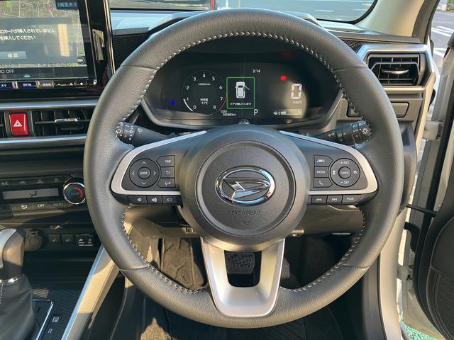 ロッキープレミアム　カーナビ　ＥＴＣ　ドライブレコーダー保証　新車保証・まごころ保証　１年間・走行距離無制限付き　純正９インチプレミアムメモリーナビ　ＥＴＣ車載器　ナビ連動前後録画ドライブレコーダー　パノラマモニター　フロントシートヒーター　ターボ（東京都）の中古車