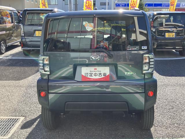 タフトＧターボ　９インチディスプレイオーディオ　バックカメラ保証　新車保証・まごころ保証　１年間・走行距離無制限付き　９インチディスプレイオーディオ　バックカメラ　ＥＴＣ車載器　シートヒーター　アイドリングストップ　キーフリーシステム　クリアランスソナー（東京都）の中古車