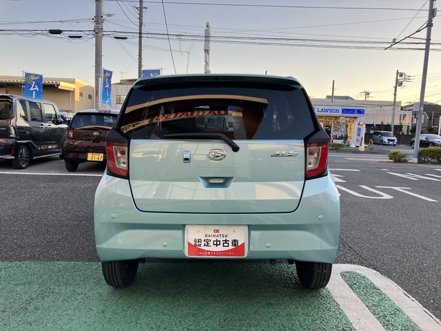 ミライースＸ　ＳＡIII　バックカメラ　ＬＥＤヘッドライト保証　新車保証・まごころ保証　１年間・走行距離無制限付き　純正ＣＤチューナー　バックカメラ　ＬＥＤヘッドライト　キーレス　コーナーセンサー　後席ベンチシート　カーペットマット　電動格納ミラー（東京都）の中古車