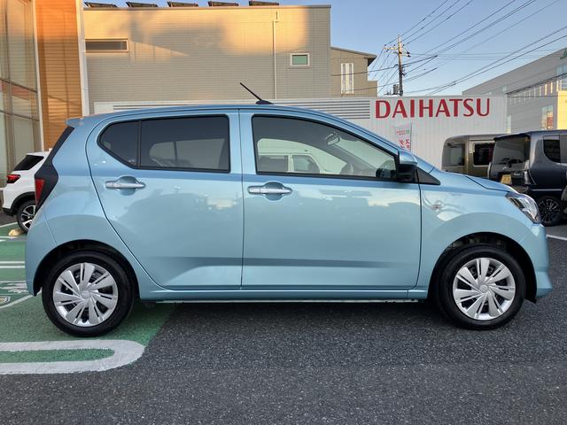 ミライースＸ　ＳＡIII　バックカメラ　ＬＥＤヘッドライト保証　新車保証・まごころ保証　１年間・走行距離無制限付き　純正ＣＤチューナー　バックカメラ　ＬＥＤヘッドライト　キーレス　コーナーセンサー　後席ベンチシート　カーペットマット　電動格納ミラー（東京都）の中古車