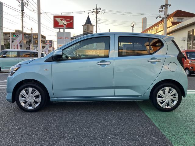 ミライースＸ　ＳＡIII　バックカメラ　ＬＥＤヘッドライト保証　新車保証・まごころ保証　１年間・走行距離無制限付き　純正ＣＤチューナー　バックカメラ　ＬＥＤヘッドライト　キーレス　コーナーセンサー　後席ベンチシート　カーペットマット　電動格納ミラー（東京都）の中古車