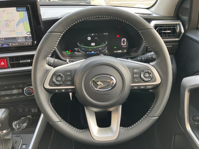 ロッキープレミアムＧ　ＨＥＶ　カーナビ　ＥＴＣ　ドラレコ保証　新車保証・まごころ保証　１年間・走行距離無制限付き　純正９インチプレミアムナビ　パノラマモニター　ナビ連動前後録画ドライブレコーダー　ＥＴＣ車載器　フロントシートヒーター　電動パーキングブレーキ（東京都）の中古車