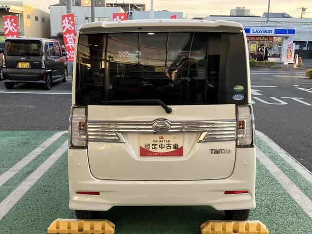 タントカスタムＲＳ　トップエディションＳＡIII　カーナビ　ＥＴＣ保証・まごころ保証　１年間・走行距離無制限付き　７インチナビ　バックカメラ　ＥＴＣ車載器　左右電動スライドドア　運転席シートヒーター　キーフリーシステム　社外アルミホイール＆スタッドレスタイヤ（東京都）の中古車