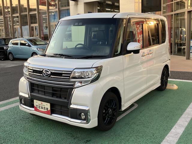 タントカスタムＲＳ　トップエディションＳＡIII　カーナビ　ＥＴＣ保証・まごころ保証　１年間・走行距離無制限付き　７インチナビ　バックカメラ　ＥＴＣ車載器　左右電動スライドドア　運転席シートヒーター　キーフリーシステム　社外アルミホイール＆スタッドレスタイヤ（東京都）の中古車