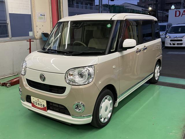 ムーヴキャンバスＧメイクアップリミテッド　ＳＡIII　カーナビ　ＥＴＣ保証　まごころ保証　１年間・走行距離無制限付き　８インチナビ　ＴＶキット　パノラマモニター対応カメラ　ドラレコ　ＥＴＣ　左右電動スライドドア　オートエアコン　運転席シートヒーター　アイドリングストップ（東京都）の中古車