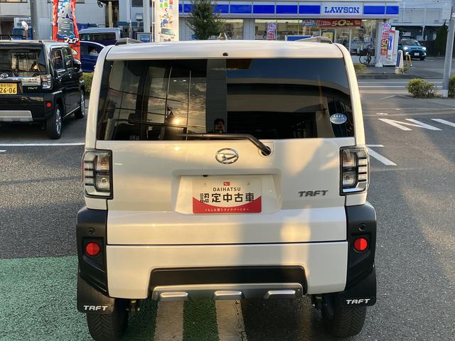 タフトＧターボ　７インチ純正ナビ　前後ドラレコ　ＥＴＣまごころ保証　１年間・走行距離無制限付き　７インチ純正ナビ　前後ドラレコ　ＥＴＣ車載器　パノラマモニター　アダプティブクルーズコントロール　左右シートヒーター　電動サイドブレーキ　マッドガード（東京都）の中古車