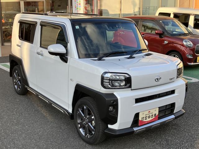 タフトＧターボ　７インチ純正ナビ　前後ドラレコ　ＥＴＣまごころ保証　１年間・走行距離無制限付き　７インチ純正ナビ　前後ドラレコ　ＥＴＣ車載器　パノラマモニター　アダプティブクルーズコントロール　左右シートヒーター　電動サイドブレーキ　マッドガード（東京都）の中古車