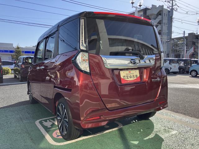 トールカスタムG ターボ カーナビ ETC ドラレコ新車保証・まごころ保証 1年間・走行距離無制限付き 7インチ純正ナビ パノラマモニター対応カメラ ドライブレコーダー ETC スマートアシスト クリアランスソナー オートエアコン 電動サイドブレーキ(東京都)の中古車