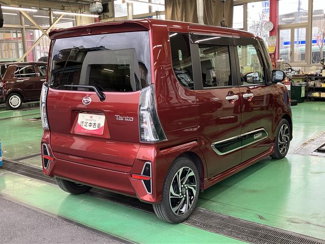 タントカスタムＲＳスタイルセレクション　カーナビ　ＥＴＣ　ドラレコ保証　新車保証・まごころ保証　１年間・走行距離無制限付き　純正９インチスタイリッシュナビ　ナビ連動前後録画ドライブレコーダー　ＥＴＣ車載器　パノラマモニター　フロントシートヒーター　電動サイドブレーキ（東京都）の中古車