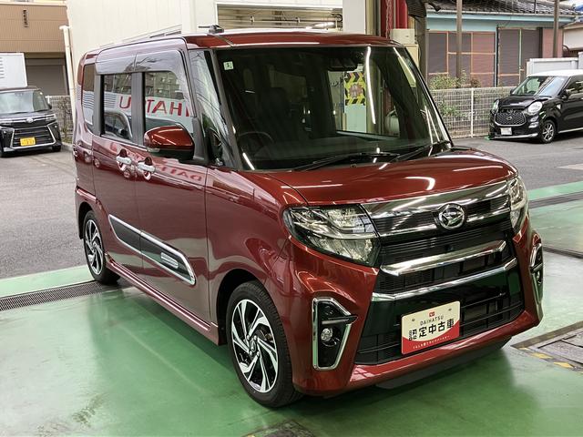 タントカスタムＲＳスタイルセレクション　カーナビ　ＥＴＣ　ドラレコ保証　新車保証・まごころ保証　１年間・走行距離無制限付き　純正９インチスタイリッシュナビ　ナビ連動前後録画ドライブレコーダー　ＥＴＣ車載器　パノラマモニター　フロントシートヒーター　電動サイドブレーキ（東京都）の中古車