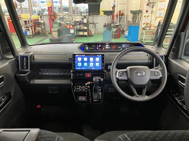 タントカスタムＲＳスタイルセレクション　カーナビ　ＥＴＣ　ドラレコ保証　新車保証・まごころ保証　１年間・走行距離無制限付き　純正９インチスタイリッシュナビ　ナビ連動前後録画ドライブレコーダー　ＥＴＣ車載器　パノラマモニター　フロントシートヒーター　電動サイドブレーキ（東京都）の中古車