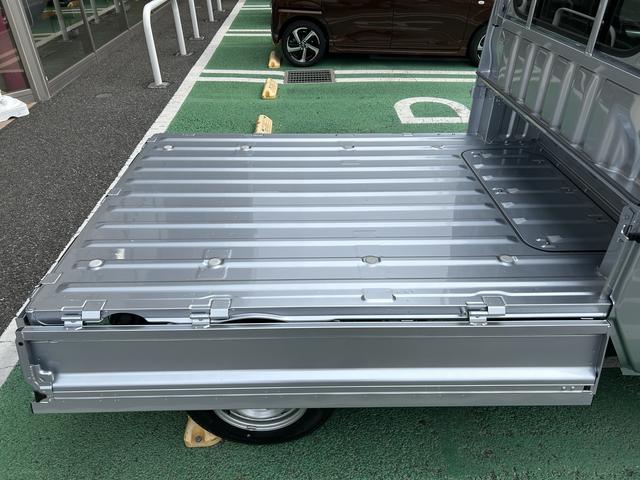 ハイゼットトラックジャンボエクストラ　届け出済み未使用車　キーフリー保証　新車保証・まごころ保証　１年間・走行距離無制限付き　スマートインナーミラー　エンジンプッシュスタート　電動格納ミラー　シートリクライニング　マニュアルエアコン　オーディオレス（東京都）の中古車