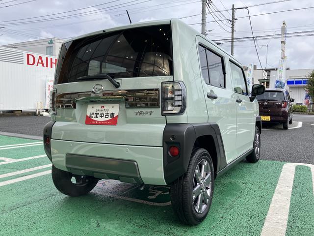 タフトG ダーククロムベンチャー ディスプレイオーディオ保証 新車保証・まごころ保証 1年間・走行距離無制限付き 純正9インチディスプレイオーディオ アダプティブクルーズコントロール フロントシートヒーター LEDヘッドライト ガラスルーフ(東京都)の中古車