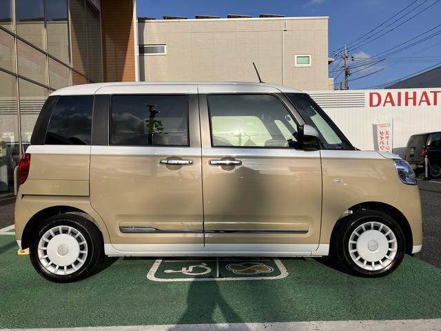 ムーヴキャンバスストライプスＧ　９インチディスプレイオーディオ装備保証　新車保証・まごころ保証　１年間・走行距離無制限付き　９インチディスプレイオーディオ　オートエアコン　シートヒーター　スマートアシスト　ＬＥＤヘッドライト　ＬＥＤフォグランプ　電動サイドブレーキ（東京都）の中古車