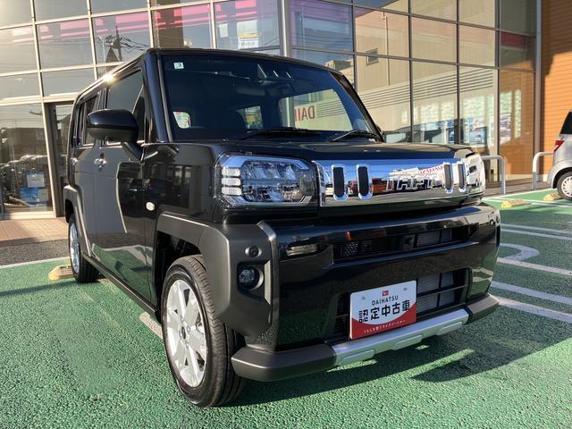 タフトＧ　クロムベンチャー　オーディオレス　パノラマモニター新車保証・まごころ保証　１年間・走行距離無制限付き　オーディオレス　パノラマモニター対応カメラ　スマートアシスト　クリアランスソナー　シートヒーター　ＬＥＤヘッドライト　ＬＥＤフォグランプ　ＵＳＢ端子（東京都）の中古車