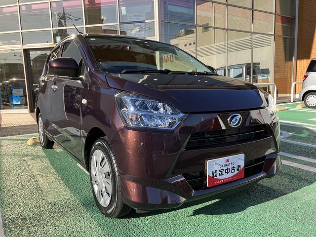 ミライースＸ　ＳＡIII　ＣＤステレオ装備　ＬＥＤヘッドライト保証　新車保証・まごころ保証　１年間・走行距離無制限付き　純正ＣＤチューナー　ＬＥＤヘッドライト　キーレス　電動格納ミラー　マニュアルエアコン　カーペットマット　コーナーセンサー　パワーウィンドウ（東京都）の中古車