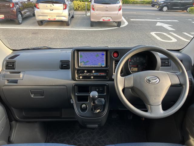 ハイゼットカーゴクルーズターボ　キーレス　ハロゲンヘッドライト　ＭＴ車保証　まごころ保証　１年間・走行距離無制限付き　７インチカーナビ　電動格納ミラー　マニュアルエアコン　キーレス　ハロゲンヘッドライト　ワイドバイザー（東京都）の中古車