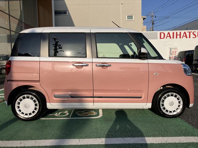 ムーヴキャンバスストライプスＧターボ　７インチ純正ナビ　バックカメラ　ＥＴＣまごころ保証　距離無制限・１年保証付き　７インチ純正ナビ　前後ドラレコ　ＥＴＣ　バックカメラ　アダプティブクルーズコントロール　スマートアシスト　クリアランスソナー　キーフリーシステム（東京都）の中古車