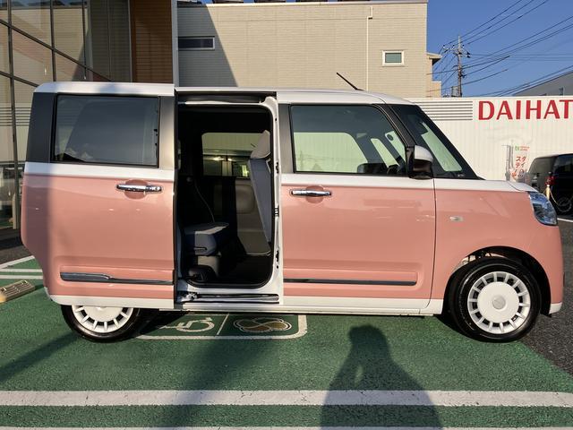 ムーヴキャンバスストライプスＧターボ　７インチ純正ナビ　バックカメラ　ＥＴＣまごころ保証　距離無制限・１年保証付き　７インチ純正ナビ　前後ドラレコ　ＥＴＣ　バックカメラ　アダプティブクルーズコントロール　スマートアシスト　クリアランスソナー　キーフリーシステム（東京都）の中古車