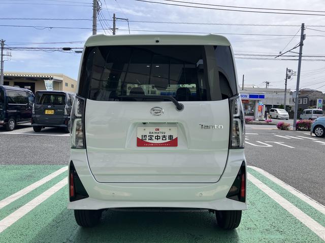 タントカスタムＲＳ保証　新車保証・まごころ保証　１年間・走行距離無制限付き（東京都）の中古車