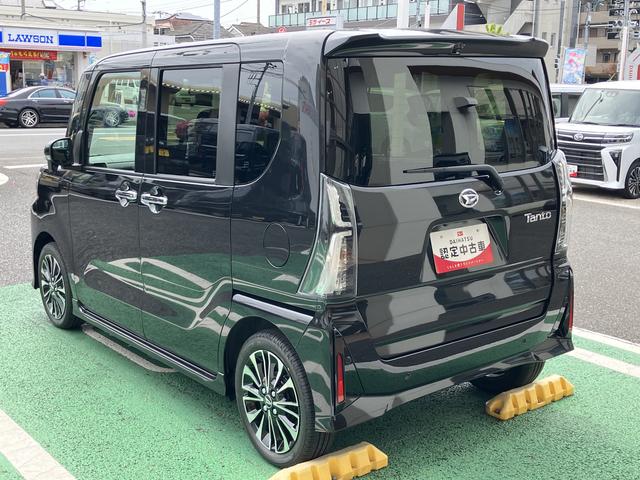 タントカスタムRSリミテッド 届け出済み未使用車保証 新車保証・まごころ保証 1年間・走行距離無制限付き・アダプティブクルーズコントロール付き・LEDヘッドライト装備・シートヒーター装備(東京都)の中古車