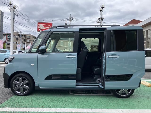 タントファンクロスターボ　９インチディスプレイオーディオ装備保証　新車保証・まごころ保証　１年間・走行距離無制限付き　純正９インチディスプレイオーディオ　バックモニター　フロントシートヒーター　両側電動スライドドア　ホールド機能付き電動サイドブレーキ（東京都）の中古車