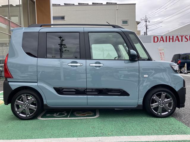 タントファンクロスターボ　９インチディスプレイオーディオ装備保証　新車保証・まごころ保証　１年間・走行距離無制限付き　純正９インチディスプレイオーディオ　バックモニター　フロントシートヒーター　両側電動スライドドア　ホールド機能付き電動サイドブレーキ（東京都）の中古車