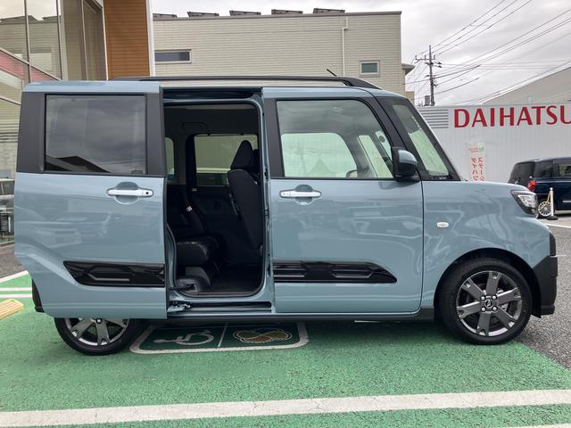タントファンクロスターボ　９インチディスプレイオーディオ装備保証　新車保証・まごころ保証　１年間・走行距離無制限付き　純正９インチディスプレイオーディオ　バックモニター　フロントシートヒーター　両側電動スライドドア　ホールド機能付き電動サイドブレーキ（東京都）の中古車