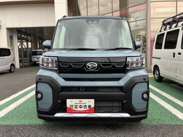 タントファンクロスターボ　９インチディスプレイオーディオ装備保証　新車保証・まごころ保証　１年間・走行距離無制限付き　純正９インチディスプレイオーディオ　バックモニター　フロントシートヒーター　両側電動スライドドア　ホールド機能付き電動サイドブレーキ（東京都）の中古車