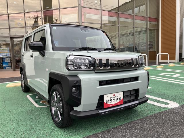 タフトＧ　ダーククロムベンチャー　９インチディスプレイオーディオ新車保証・まごころ保証　１年間・走行距離無制限　９インチディスプレイオーディオ　バックカメラ　クリアランスソナー　スマートアシスト　オートライト　ＬＥＤヘッドライト　フォグランプ　シートヒーター（東京都）の中古車